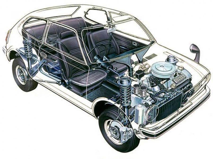  Honda Civic 3-Door 1972 года  (фото 6 из 19)